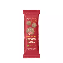   Vilgain Plant Protein Energy Balls BIO Strawberry Coconut (45 g)