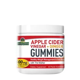   Nature's Answer Apple Cider Vinegar & Ginger Gummies (45 Gumový cukor)