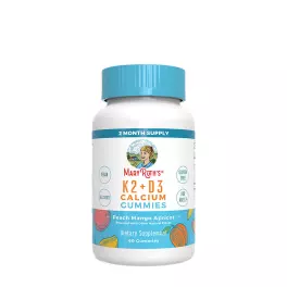   MaryRuth's K2 + D3 Calcium Gummies (60 Gumový cukor, Broskyňa Mango Marhuľa)