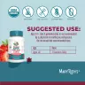MaryRuth's Organic Hair, Skin, & Nails Gummies (60 Gumový cukor, Jahoda)