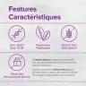 Webber Naturals Vitamin C+D3 500 mg/500 IU (200 Žuvacia tableta, Pomaranč)