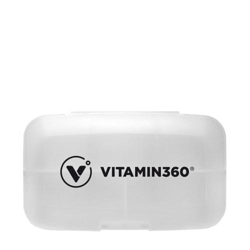 Vitamin360 Box na tabletky s 5 nádobami na kapsuly (Biela)
