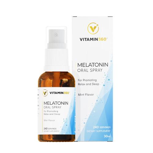 Vitamin360 Melatonin Oral Spray (30 ml, Mätová príchuť)