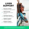 Vitamin360 Liver Support – Prémiová podporná formula pre pečeň s pestrecom mariánskym a extraktom z artičoky (60 Veg Kapsula)