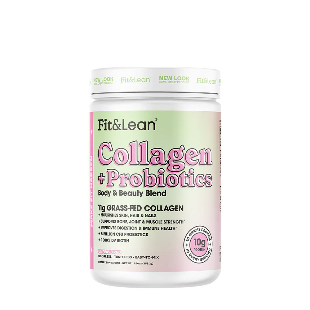 Fit &amp; Lean Probiotiká s kolagénom - Collagen Probiotics (358 g, Bez príchute)