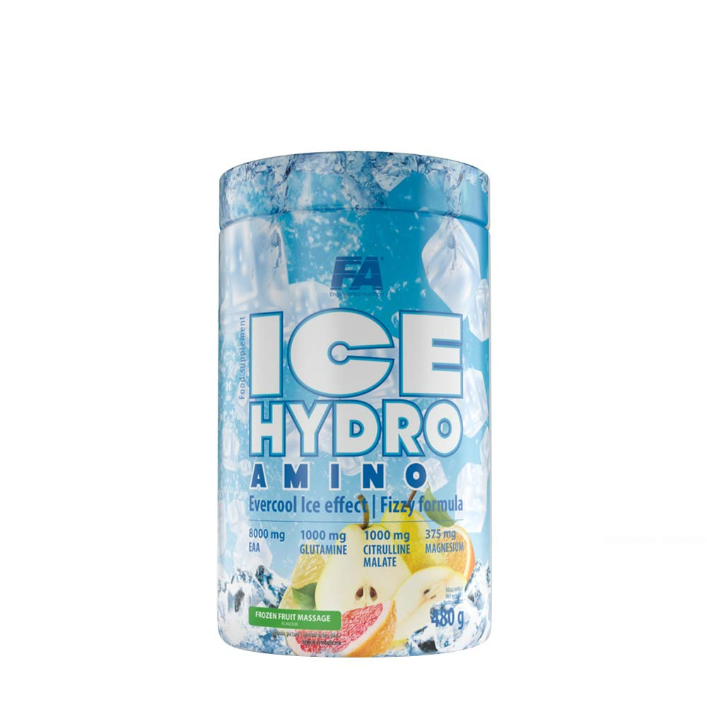 FA - Fitness Authority Ice Hydro Komplexný prášok aminokyselín (480 g, Zmiešané ovocie)