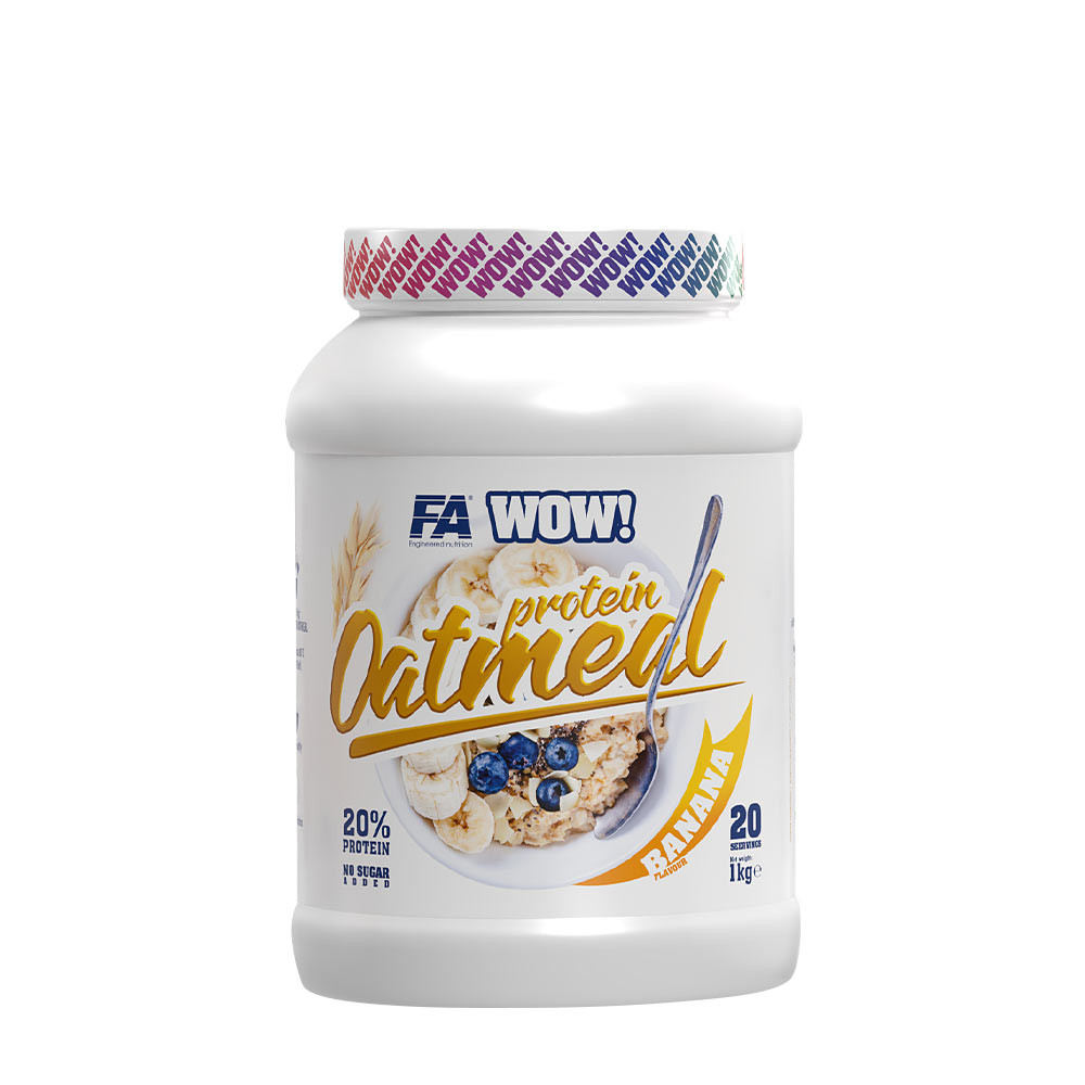 FA - Fitness Authority WOW! Proteínová ovsená kaša (1 kg, Banán)