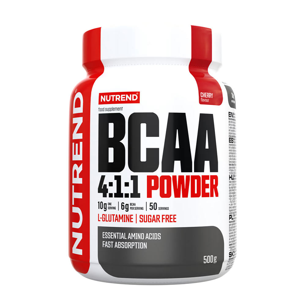 Nutrend BCAA 4: 1: 1 prášok - BCAA 4:1:1 Powder (500 g, Čerešna)