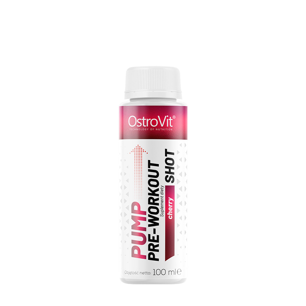 OstroVit Pred tréningový výživový shot - Pre Workout Nutrition Shot (100 ml, Čerešna)