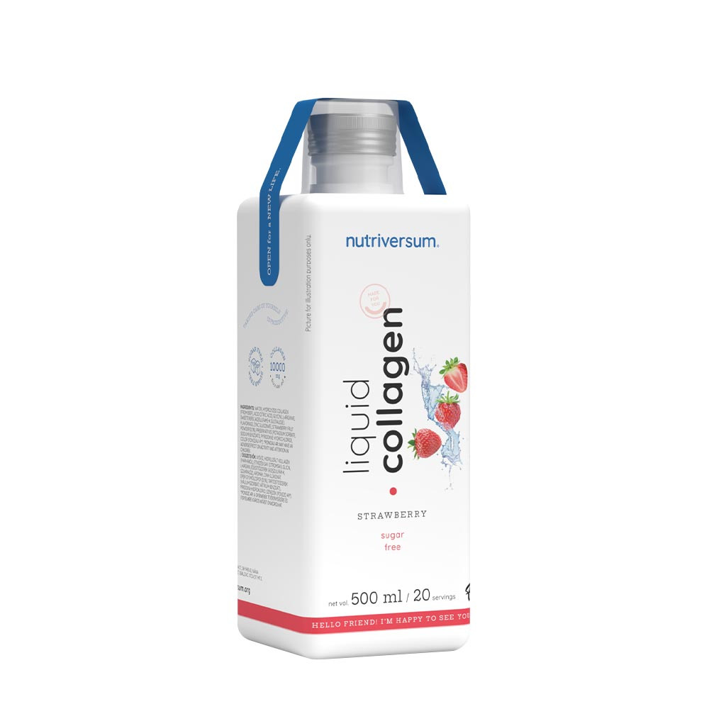 Nutriversum Tekutý kolagén 10.000 Mg bez cukru - Liquid Collagen 10.000 Mg Sugar Free (500 ml, J