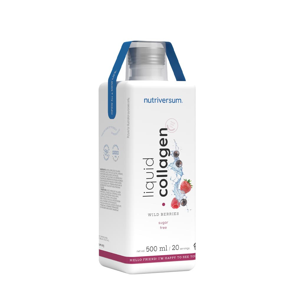 Nutriversum Tekutý kolagén 10.000 Mg bez cukru - Liquid Collagen 10.000 Mg Sugar Free (500 ml, W