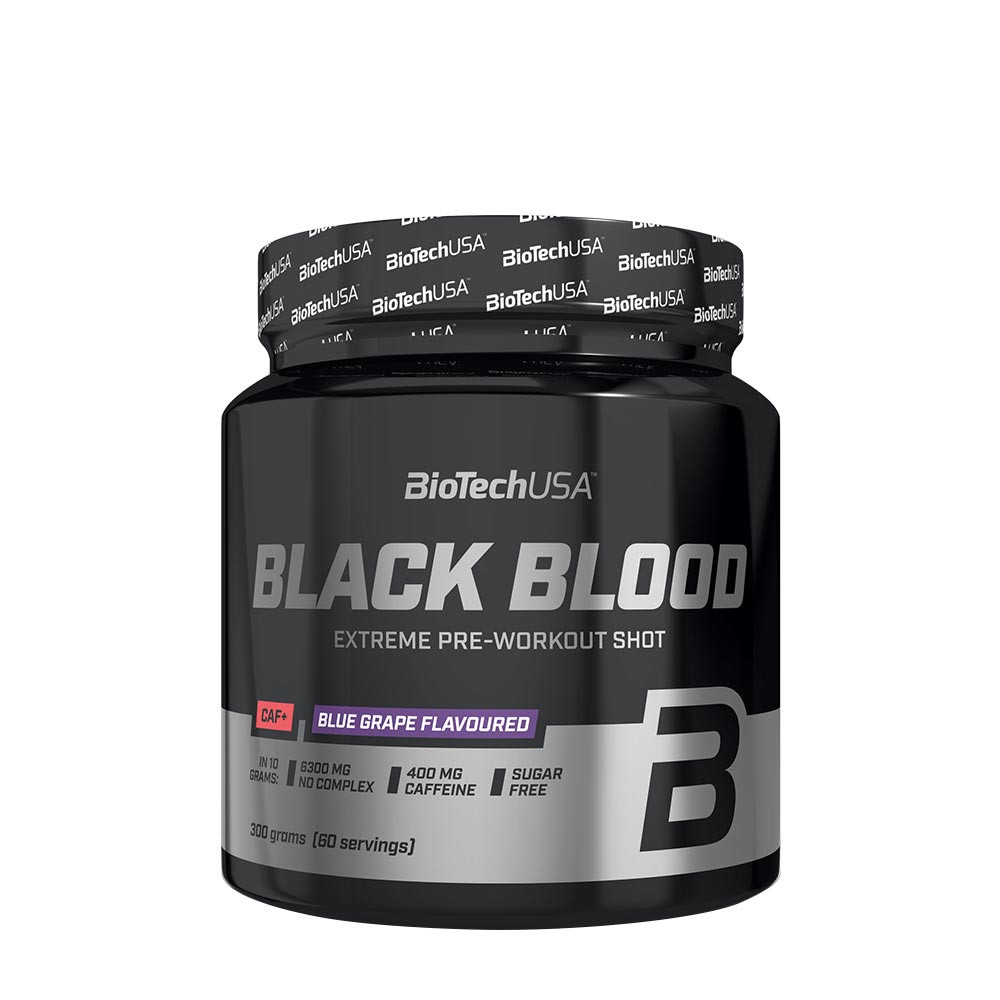 BioTechUSA Čierná krv CAF+ (300 g, Modré hrozno)