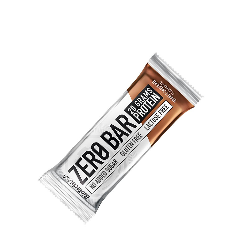 BioTechUSA Zero Bar (50 g, Dvojitá čokoláda)
