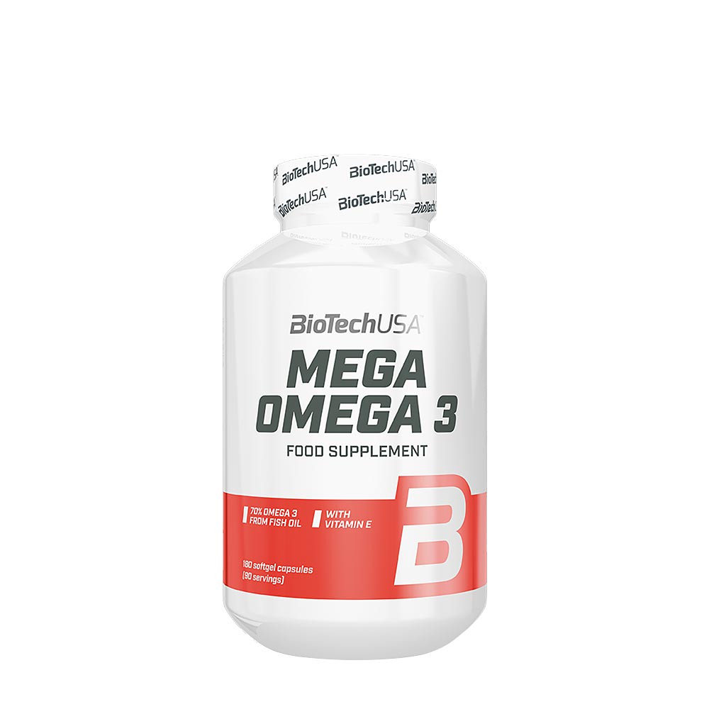 BioTechUSA Mega Omega 3 (180 Kapsula)