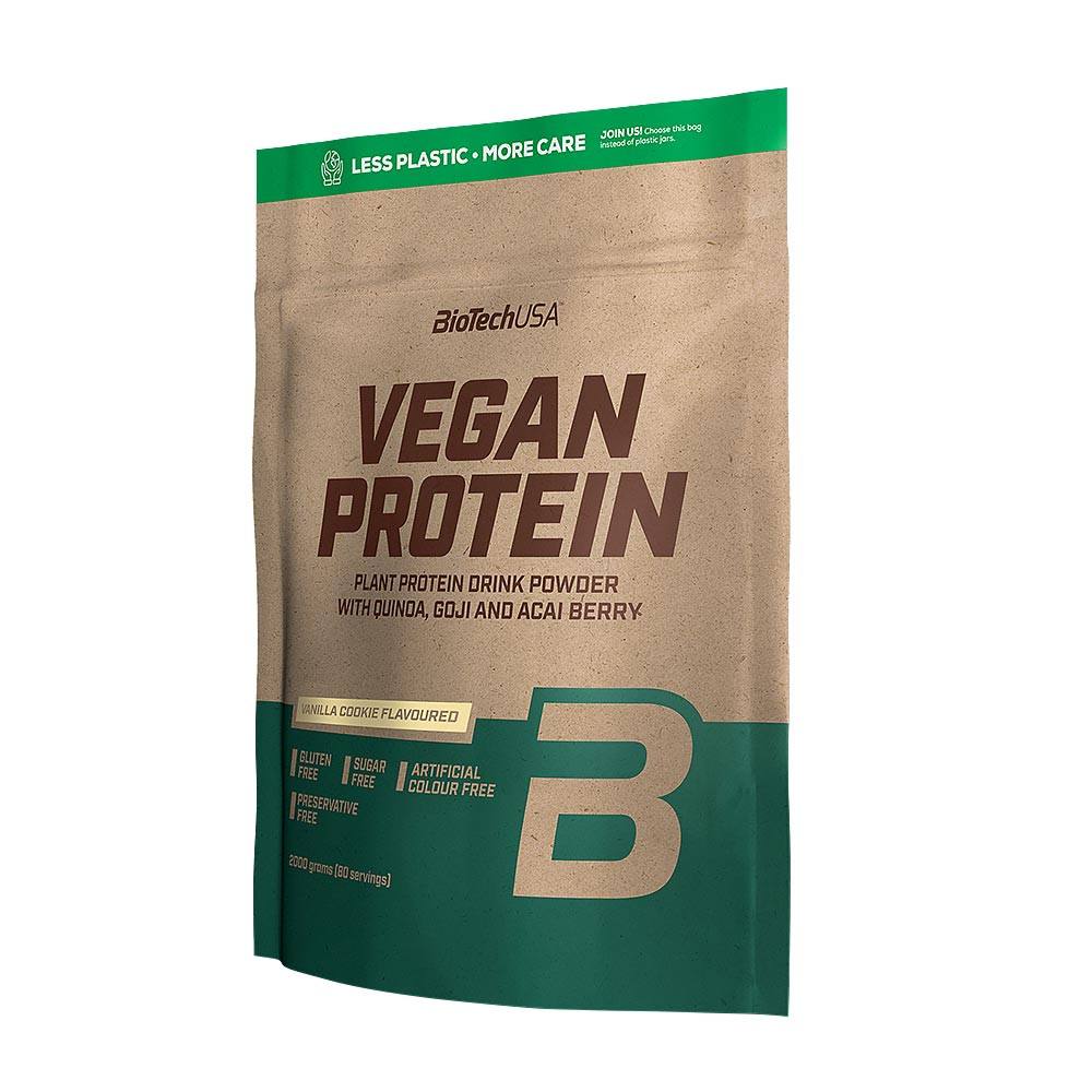 BioTechUSA Vegánske bielkoviny (2 kg, Vanílka cookie)