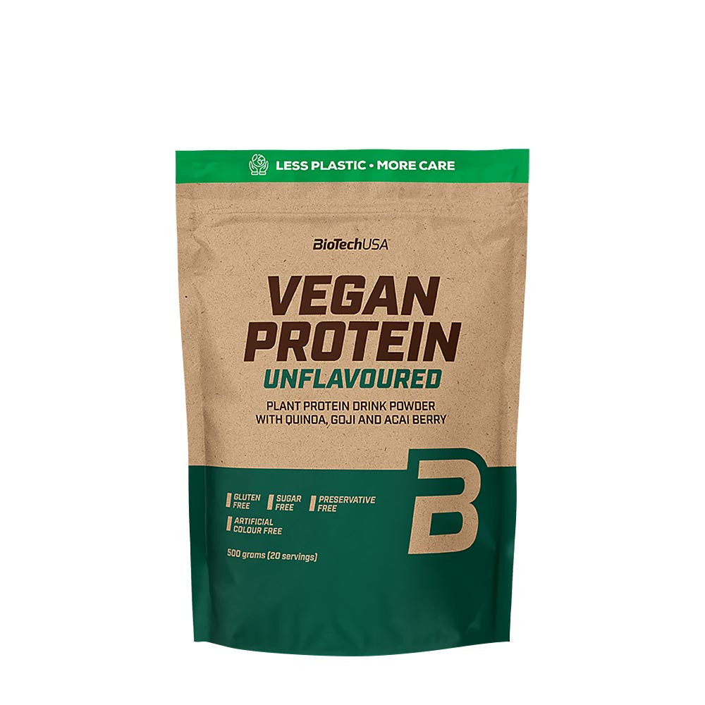 BioTechUSA Vegánsky proteín bez príchute (500 g, Bez príchute)
