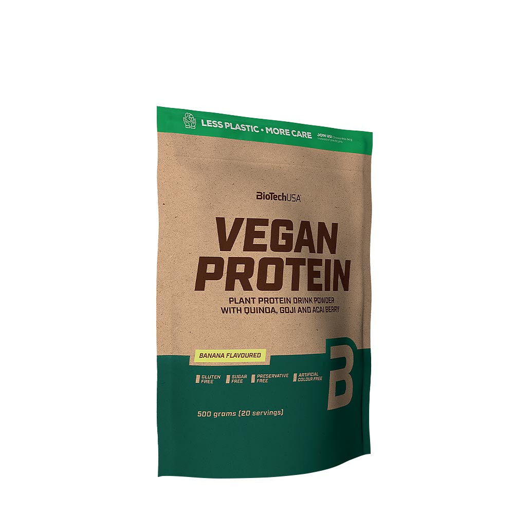 BioTechUSA Vegánske bielkoviny (500 g, Banán)