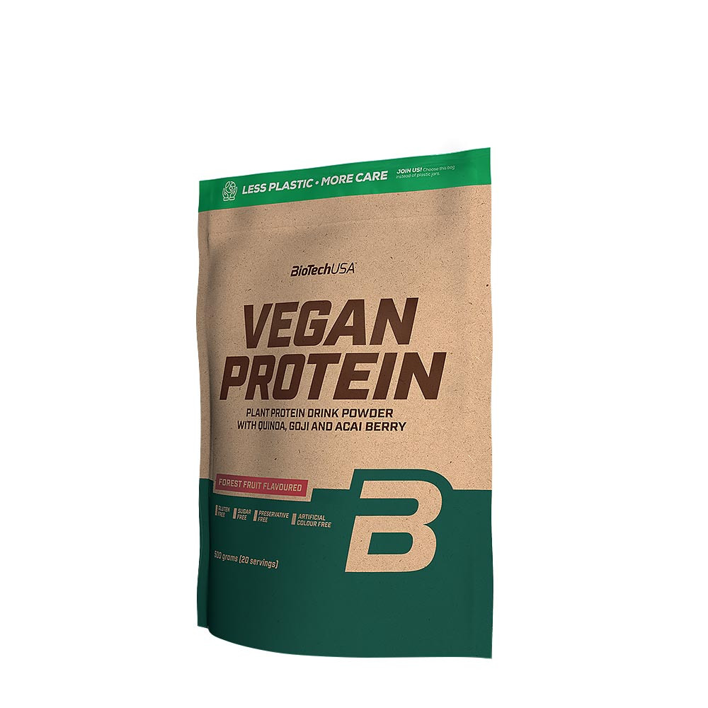 BioTechUSA Vegánske bielkoviny (500 g, Lesné ovocie)