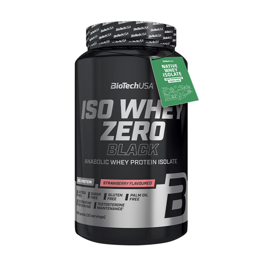 BioTechUSA Iso Whey Zero Black - Iso Whey Zero Black (908 g, Jahoda)