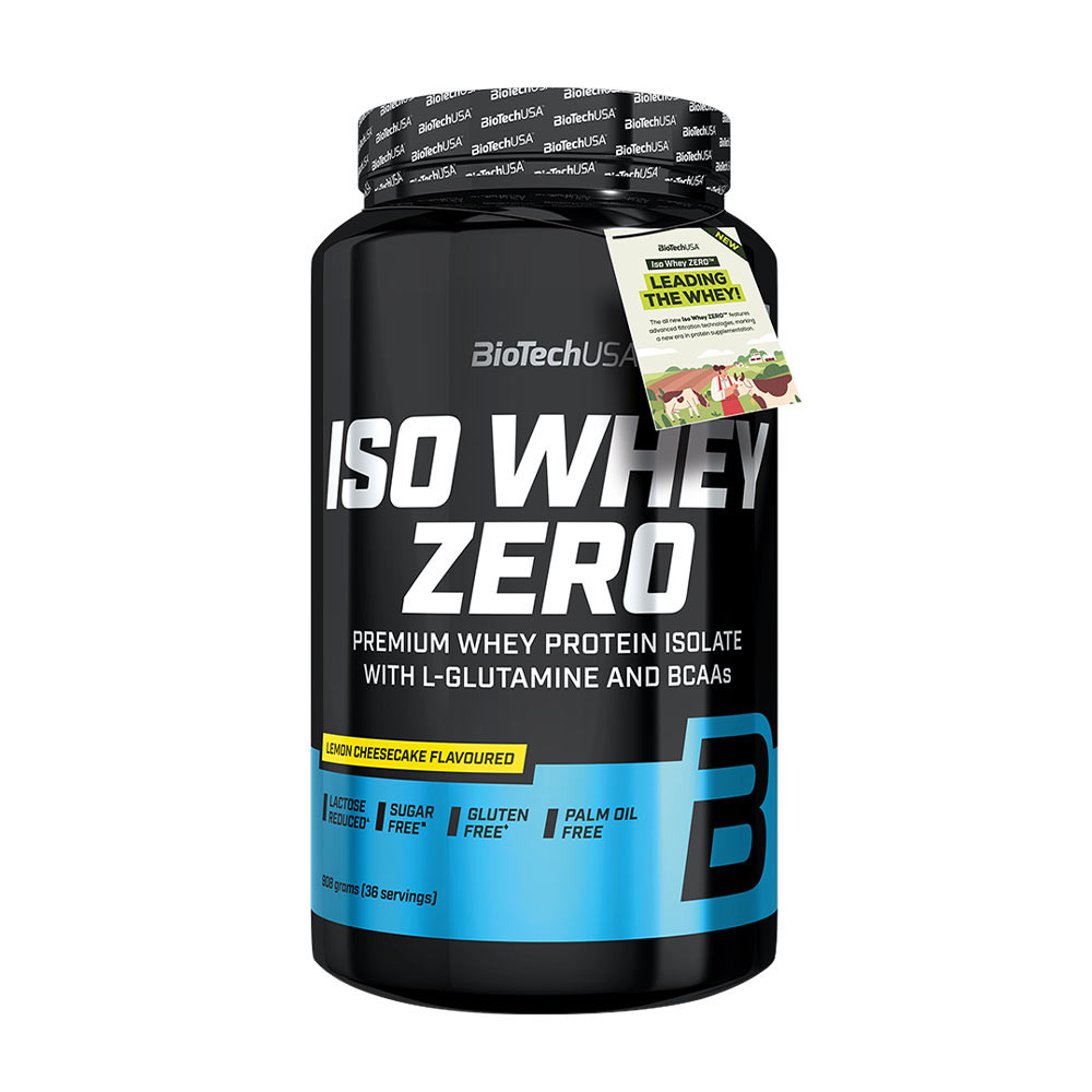 BioTechUSA Iso Whey Zero (908 g, Citrónový tvarohový koláč )