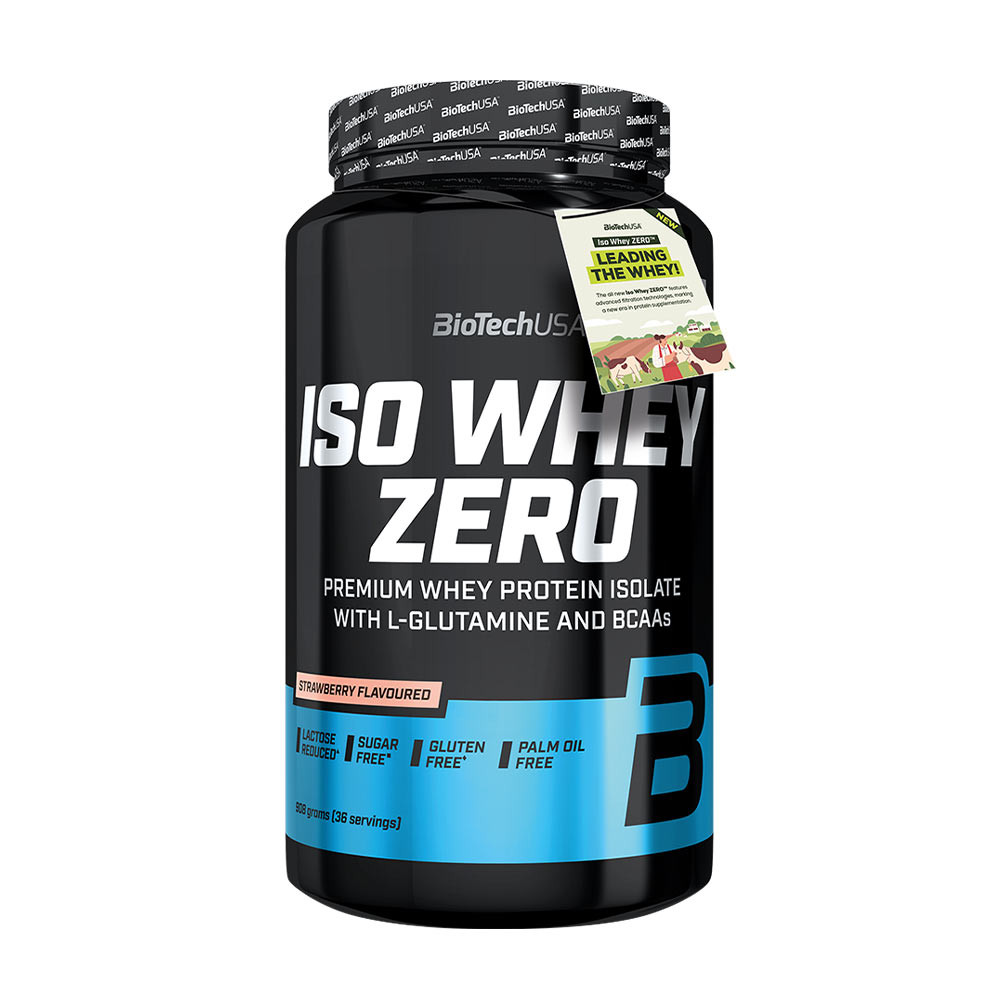 BioTechUSA Iso Whey Zero (908 g, Jahoda)