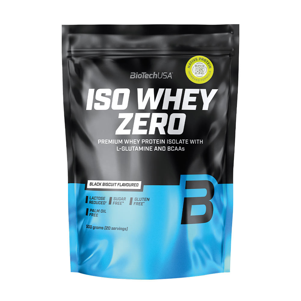 BioTechUSA Iso Whey Zero (500 g, Black Biscuit)