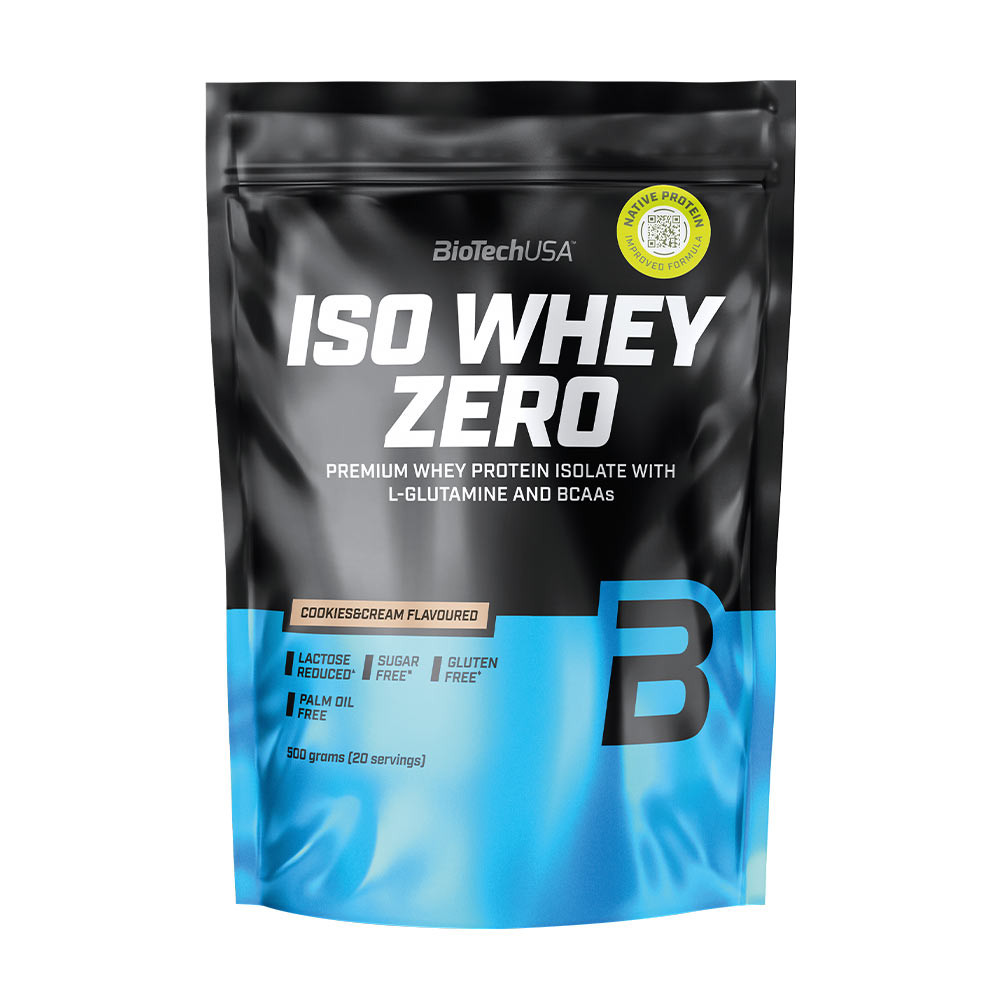 BioTechUSA Iso Whey Zero (500 g, Čokoládové sušienky a krém)
