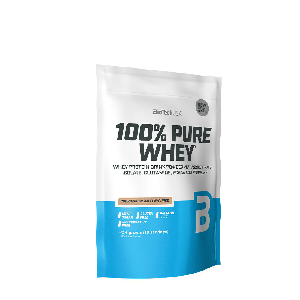 BioTechUSA 100% čistá srvátka (454 g, Čokoládové sušienky a krém)
