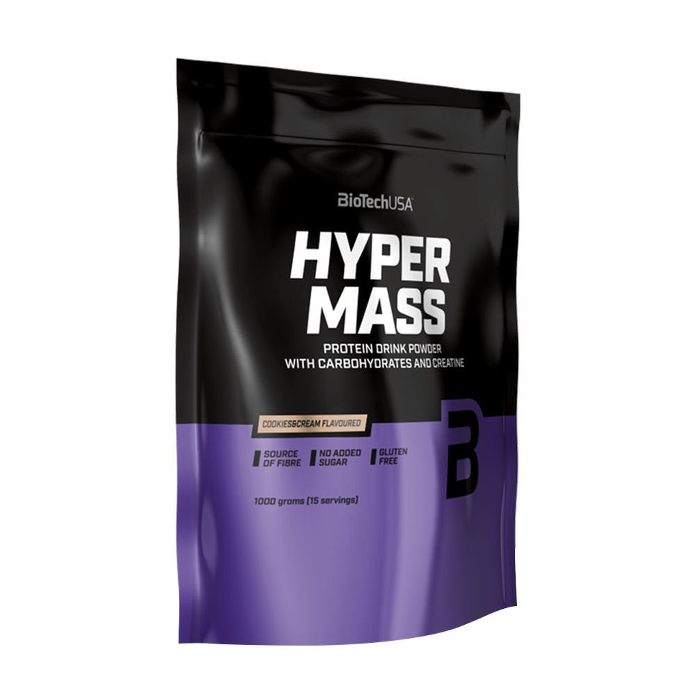 BioTechUSA Hyper Mass (1000 g, Čokoládové sušienky a krém)