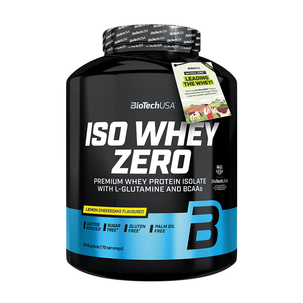 BioTechUSA Iso Whey Zero (1816 g, Citrónový tvarohový koláč )