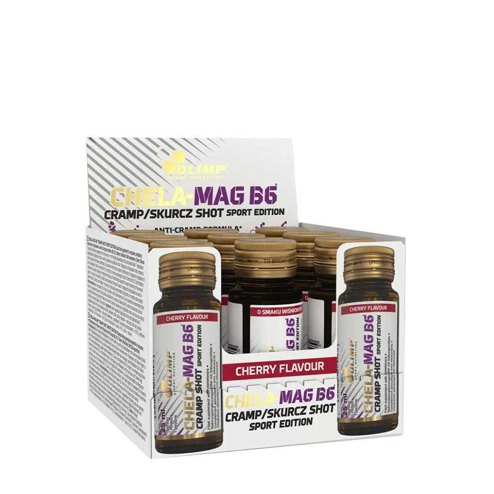 Olimp Labs Chela Mag B6+D3 Forte shot (25 ml, Čerešna)