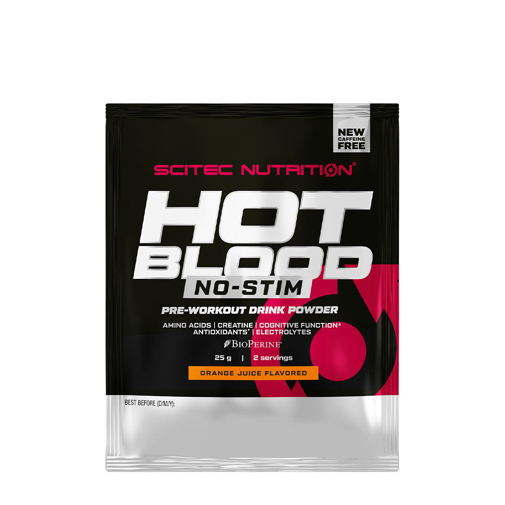 Scitec Nutrition Hot Blood No-Stim - Hot Blood No-Stim (25 g, Pomarančový džús)