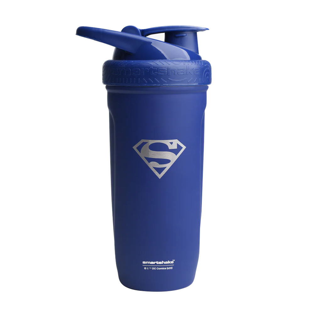 SmartShake Šejker z nehrdzavejúcej ocele - Stainless Steel Shaker (900 ml, Superman)