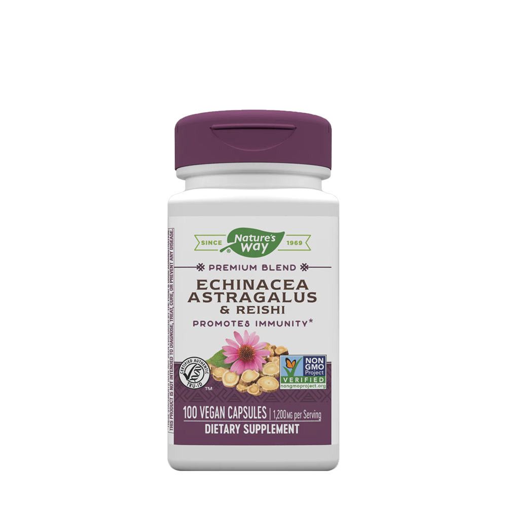 Nature&#039;s Way Echinacea Astragalus &amp; Reishi (100 Kapsula)