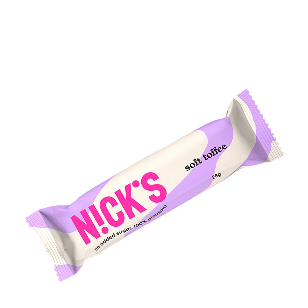 Nick&#039;s Jemná toffee čokoládová tyčinka (28 g)